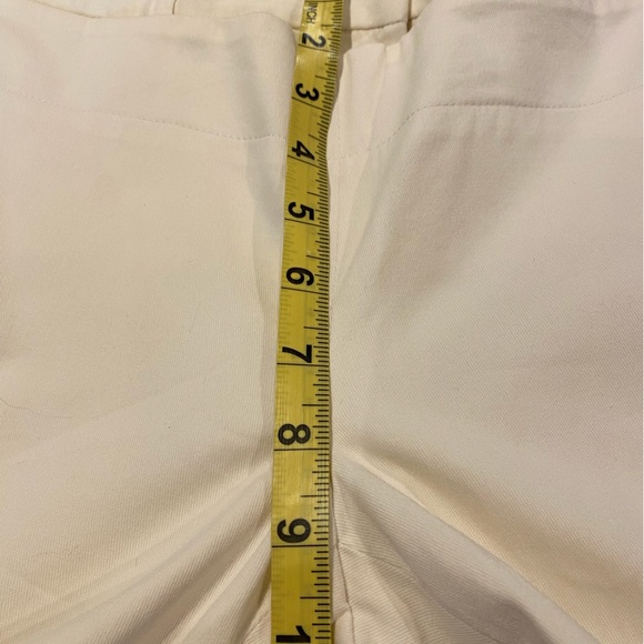 Holt Renfrew Women’s White Pinafore Snap Front Wide-Leg Pants Size 6 - Picture 10 of 13